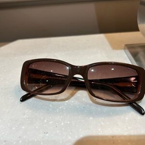 Ralph Lauren Brown with Pink accent Sunglasses